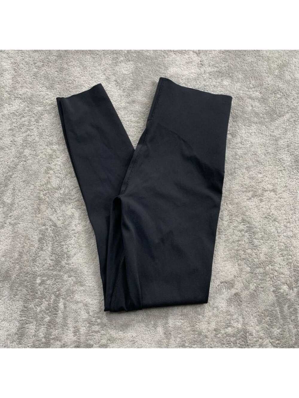 SpanxShape Bodyline Leggings Womens Small Black Mid-Tummy Compression Athleisure